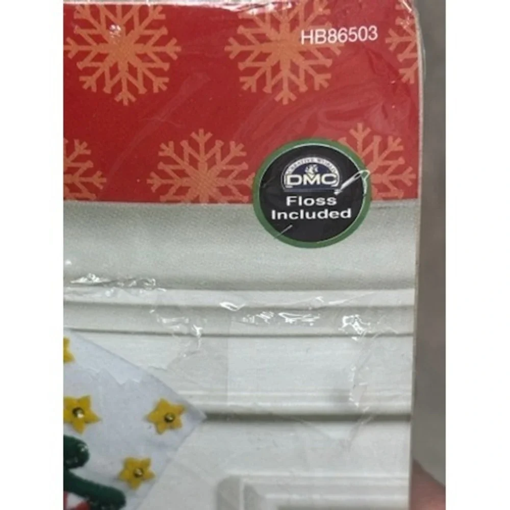 Bucilla Teddy Bear Santa Felt Christmas Stocking Kit 18 Inch HB86503‎ DIY New